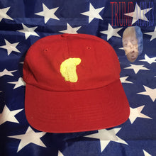 Load image into Gallery viewer, Trump Meme Clothing's Men's MAGA Red hat - Golden Trump Embroidery