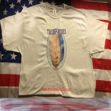 Load image into Gallery viewer, Trump Meme Clothing's Men's White shirt with funny face Trump Meme logo