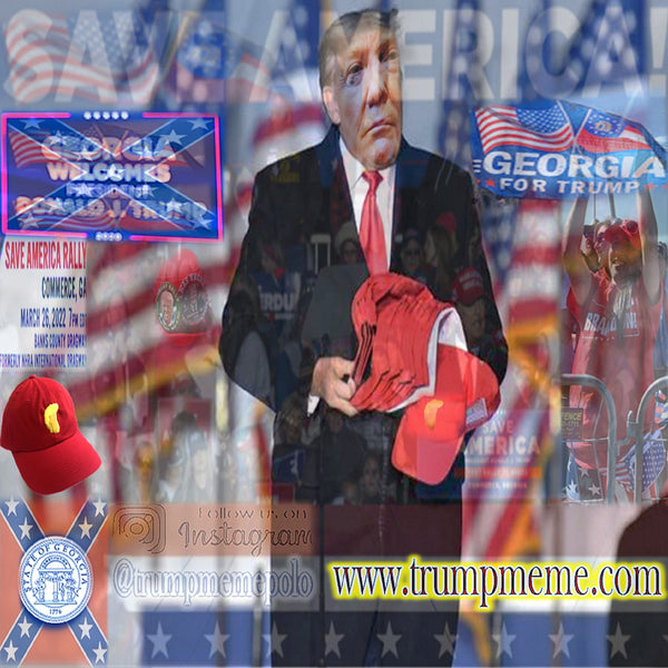 TRUMP MEMES | 36 | TRUMP Rally - Commerce, Georgia | If RINO Brian Kemp is renominated, he will go down in flames at the ballot box.