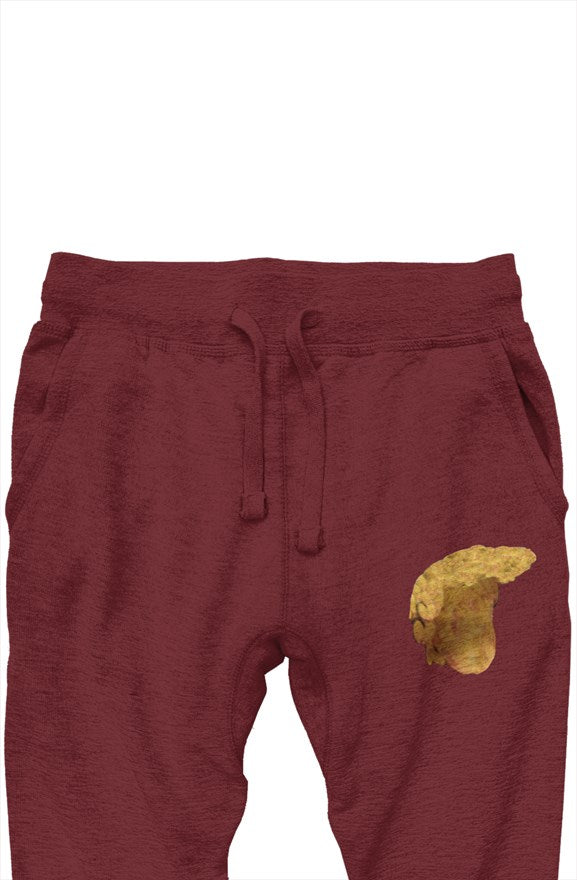 Trump Meme Clothing&#39;s MAGA Maroon Jogging Pants wi